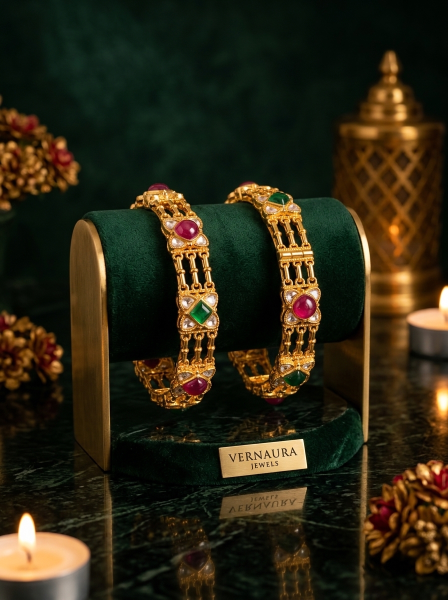 Vernaura Jewels Royal Handcrafted Heritage Bangles